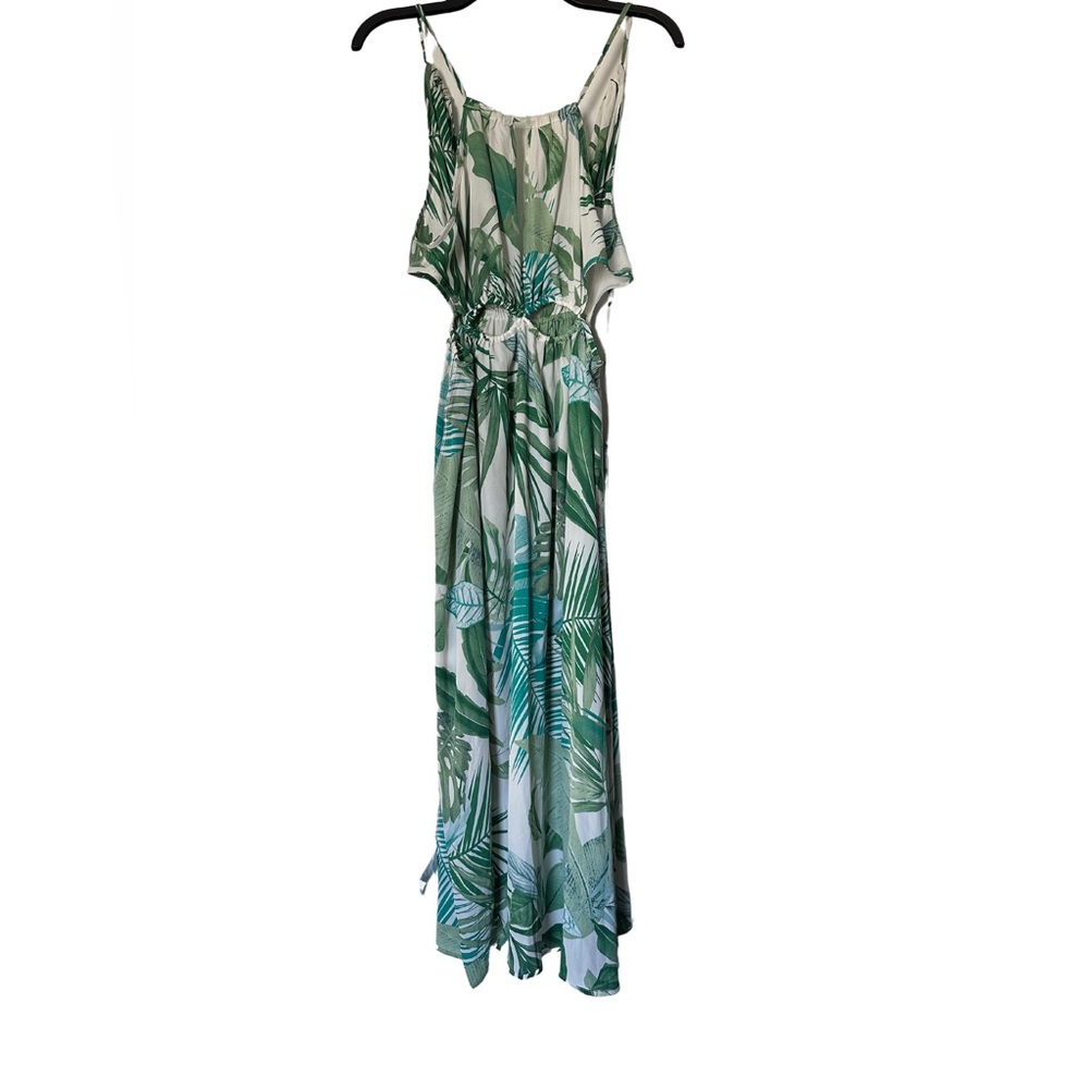 CUPSHE Women's Leafy Cutout Maxi Sleeveless Dress or Coverup
